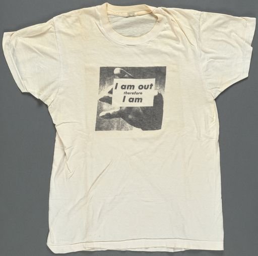 “I am out therefore I am” Protest T-shirt