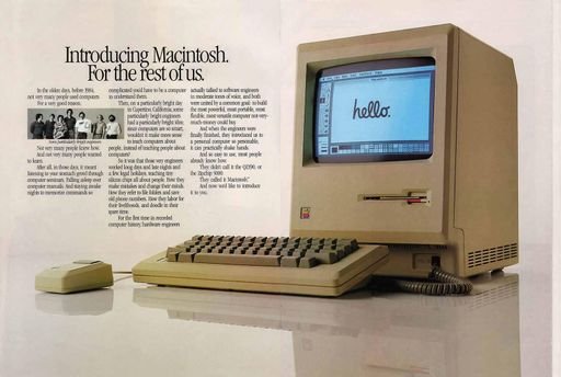 Introducing Macintosh. For the rest of us.