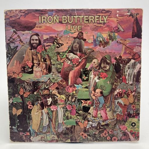 Iron Butterfly “Live” Vinyl Record