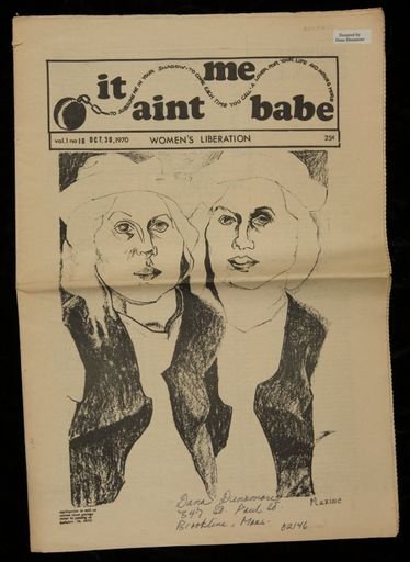It Ain't Me Babe; Vol. 1 No. 16