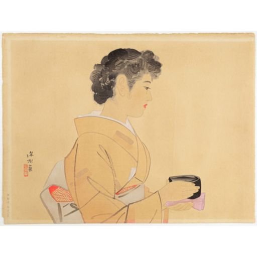 Ito Shinsui, Tea Ceremony (Shin hanga)