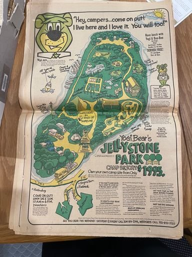 Jellystone Park map