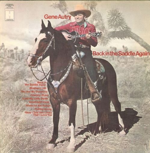 Jene Autry Back In The Saddle Again Album