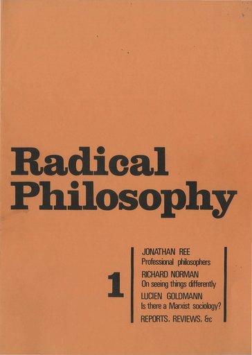 Journal of Radical Philosophy