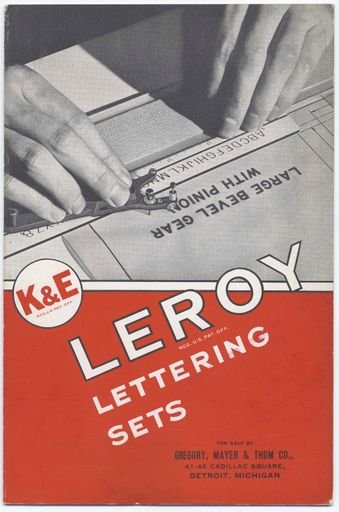 K&E Leroy Lettering Sets