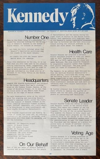 Kennedy newsletter