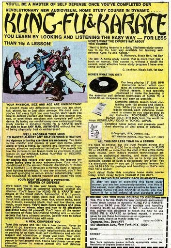 Kung-Fu & Karate Comic