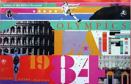 LA 1984 Olympics collage