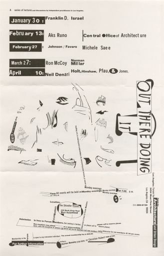 LA Architecture and Urban Design Lecture Series flyer (1 of 2)