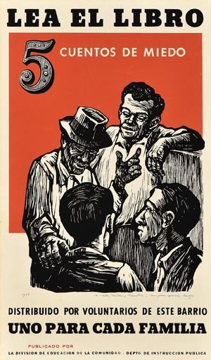 Lea El Libro - 5 cuentos de Miedo (read the book - 5 frightening stories), 1953