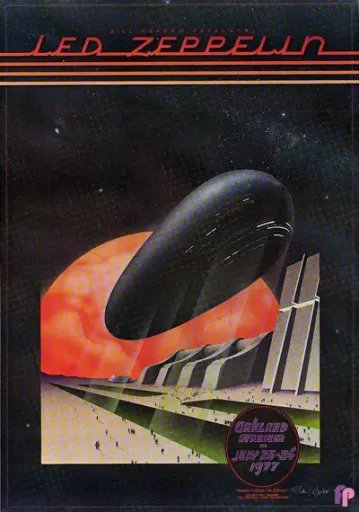 Led Zeppelin Venue- Oakland Stadium (7/23/77)