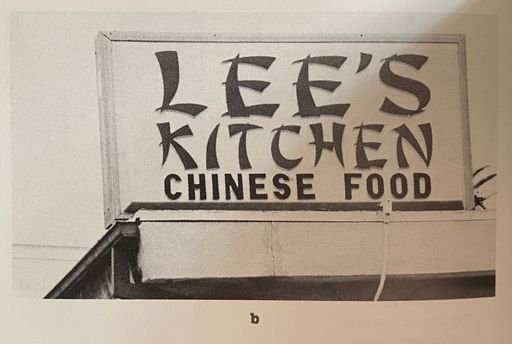 “Lee's Kitchen” Sign