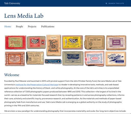 Lens Media Lab Institute for the Preservation Cultural Heritage