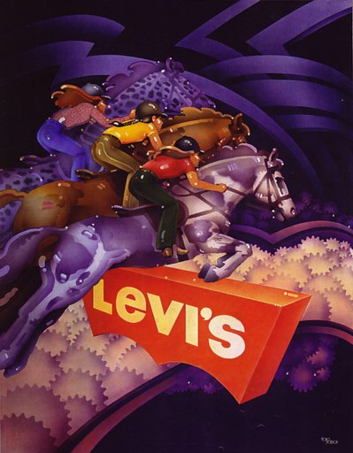 Levi's Equestrian Advertising Poster