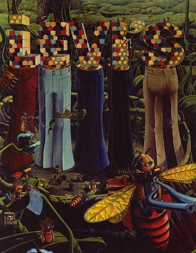 Levi's Pants Advertising Poster Bumblebees