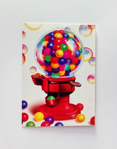 Lisa Frank Gumball Machine Birthday Card