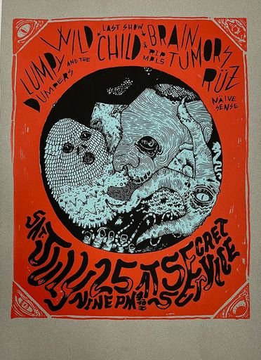 Lumpy and the Dumpers / Wild Child / Brain Tumors / Rüz / Näive Sense Poster