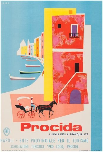 Mario Puppo: Campania Tourism Posters