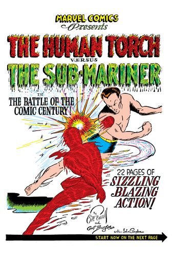 Marvel Comics No. 1 (1939 Cover)