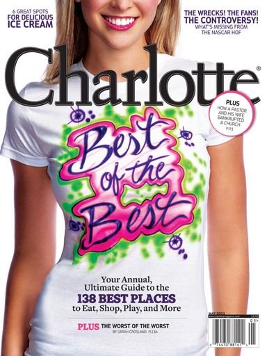 May 2011 Charlotte Magazine Cover
