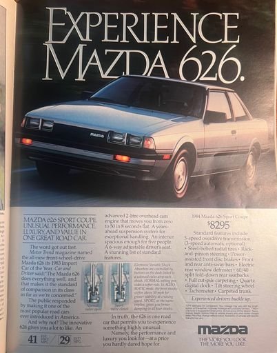 Mazda advertisement