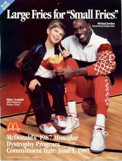 McDonald's 1987 Muscular Dystrophy Program poster