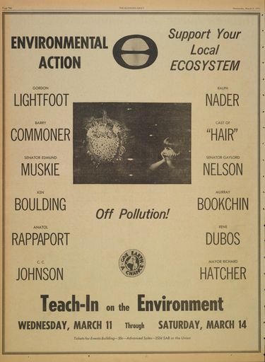 Michigan Environmental Teach-In Ad