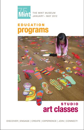 Mint Museum Booklet for Educational Programs (Jan-May 2012)
