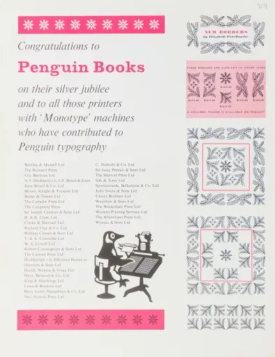 Monotype Magazine Featuring Elizabeth Friedlander’s Monotype Borders
