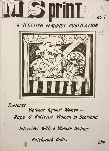 MS print. A Scottish feminist publication