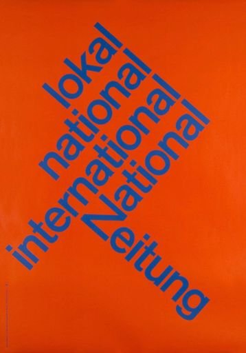 ナショナル・ツァイトゥング ポスターNational Zeitung Poster