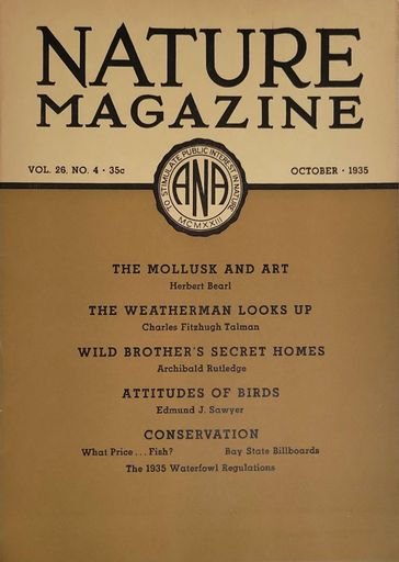 Nature Magazine December October 1935 Edition