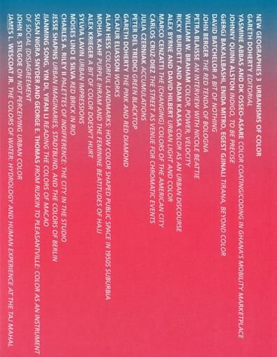 New Geographies