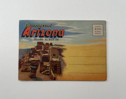 Northern Arizona along Hi-Way 66 Souvenir Folder