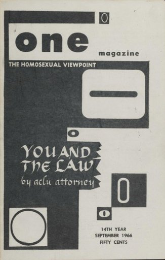 One: The Homosexual Viewpoint