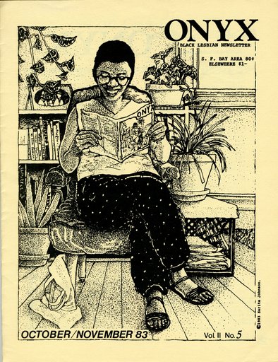 Onyx: Black Lesbian Newsletter, October / November 1983