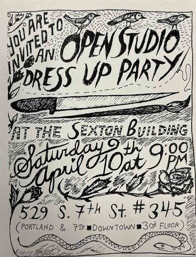 Open Studio Dress Up Party