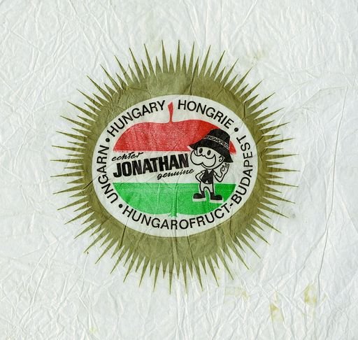 Orange Paper, Fruit Wrapper: echter Jonathan