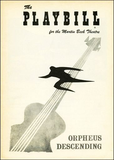 Orpheus Descending '57 Playbill