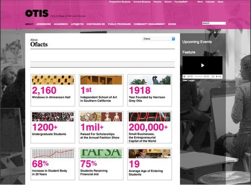 Otis College web site