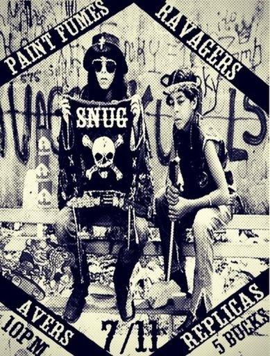 Paint Fumes Show Flyer