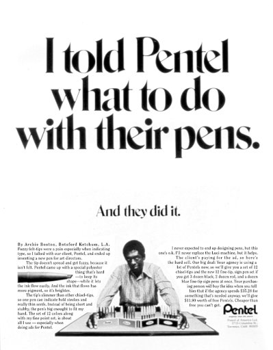 Pentel ad