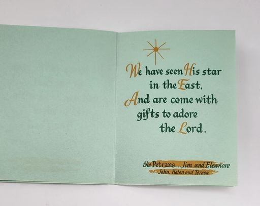 Petrans' Christmas card