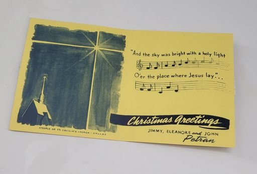 Petrans' Christmas card 