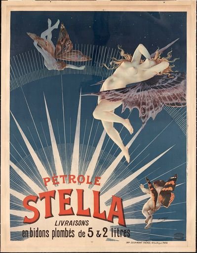 Pétrole Stella Advertisement Poster by Henri Gray, 1897