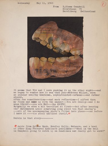 Photos, scrapbook pages, and correspondence of Simms Campbell