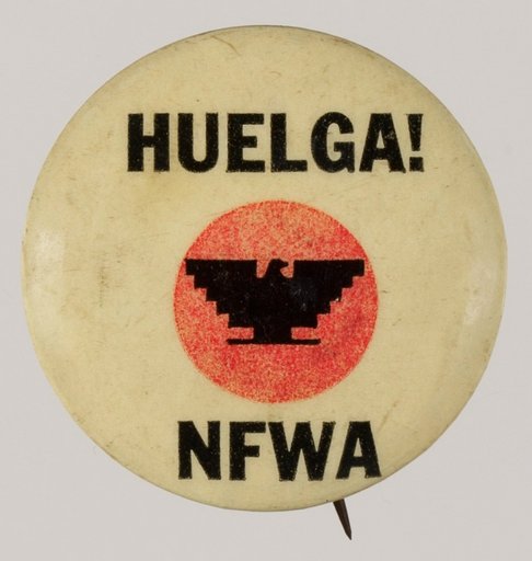 Pinback button for the National Farm Workers Association