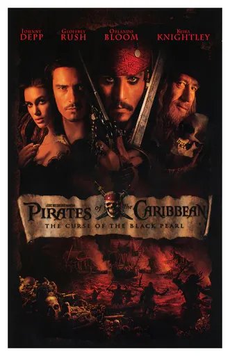 Pirates of the Caribbean: The Curse of the Black Pearl Movie Poster