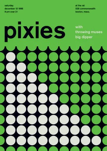 pixies at the rat, boston, 1986