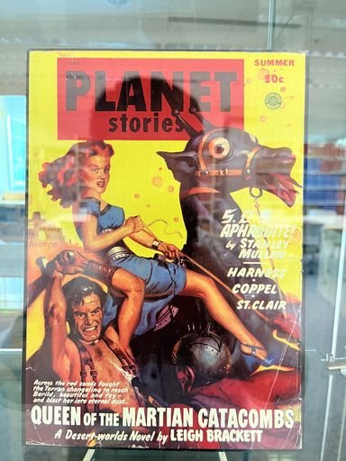 Planet Stories: Queen of the Catacombs magazine cover 